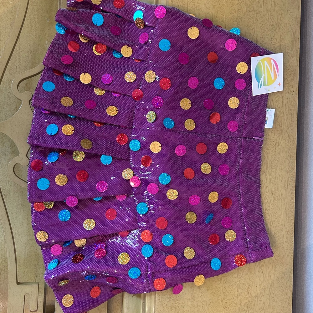 Colorful Sequin Skirt